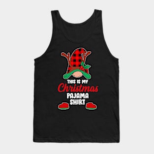 This Is My Christmas Pajama Shirt Funny Xmas Family Pajamas Tank Top